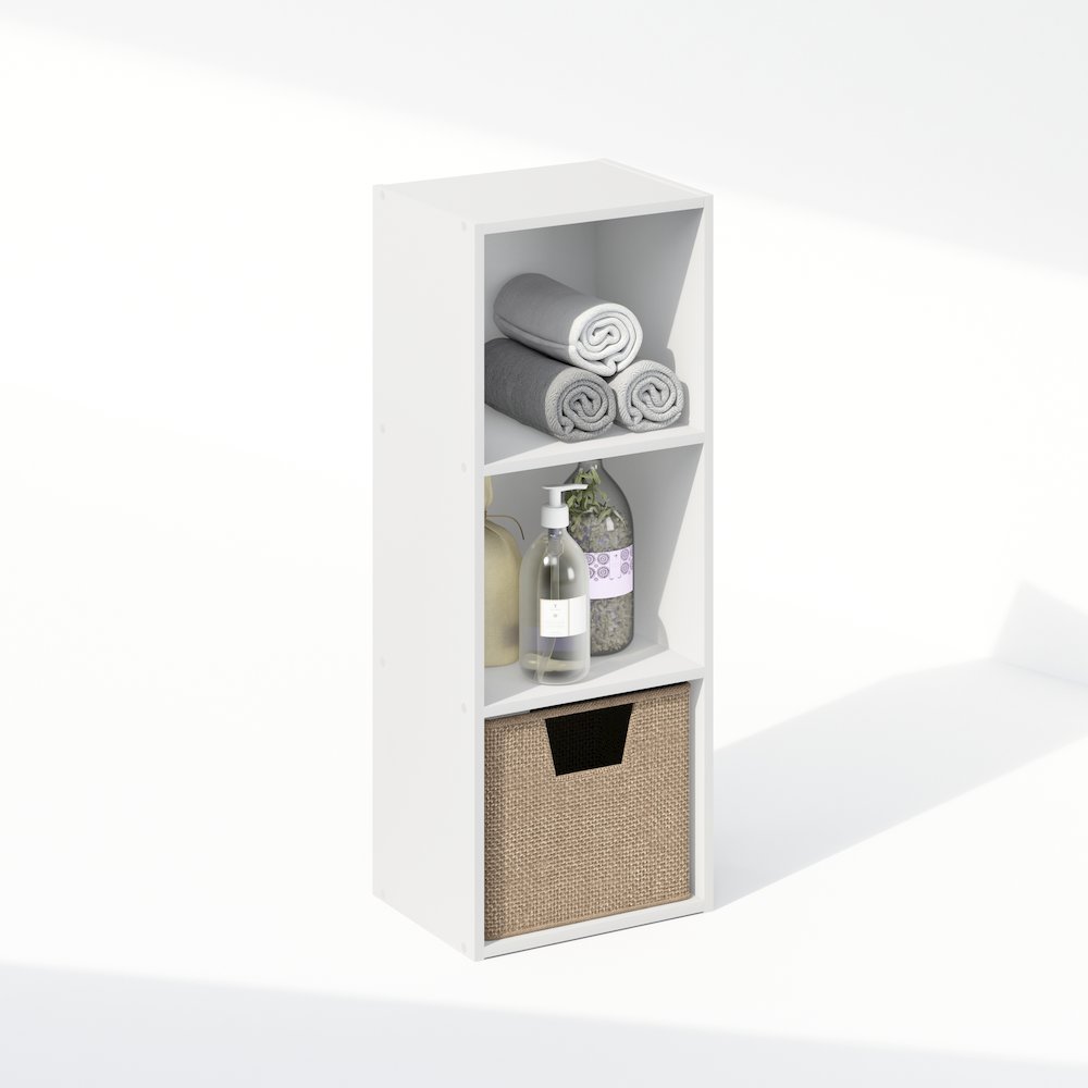 Reed 3-Tier Multipurpose Open Shelf Clothing & Closet Storage Organization. Picture 4