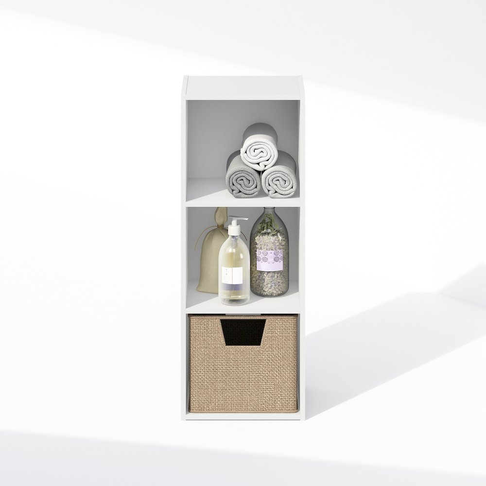 Reed 3-Tier Multipurpose Open Shelf Clothing & Closet Storage Organization. Picture 5