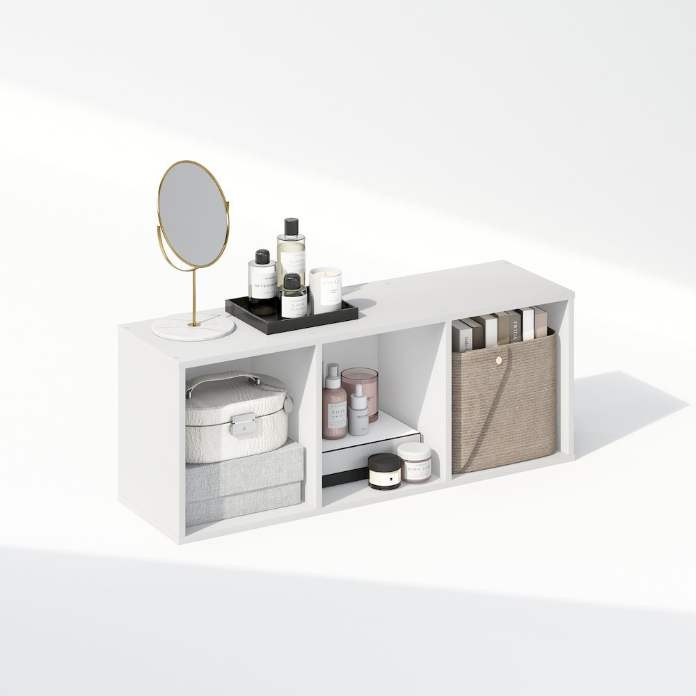 Reed 3-Tier Multipurpose Open Shelf Clothing & Closet Storage Organization. Picture 6