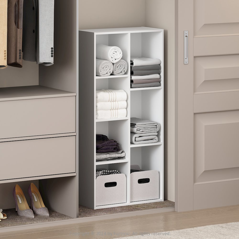 Reed 7-Cube Multipurpose Open Shelf Clothing & Closet Storage Organization. Picture 8