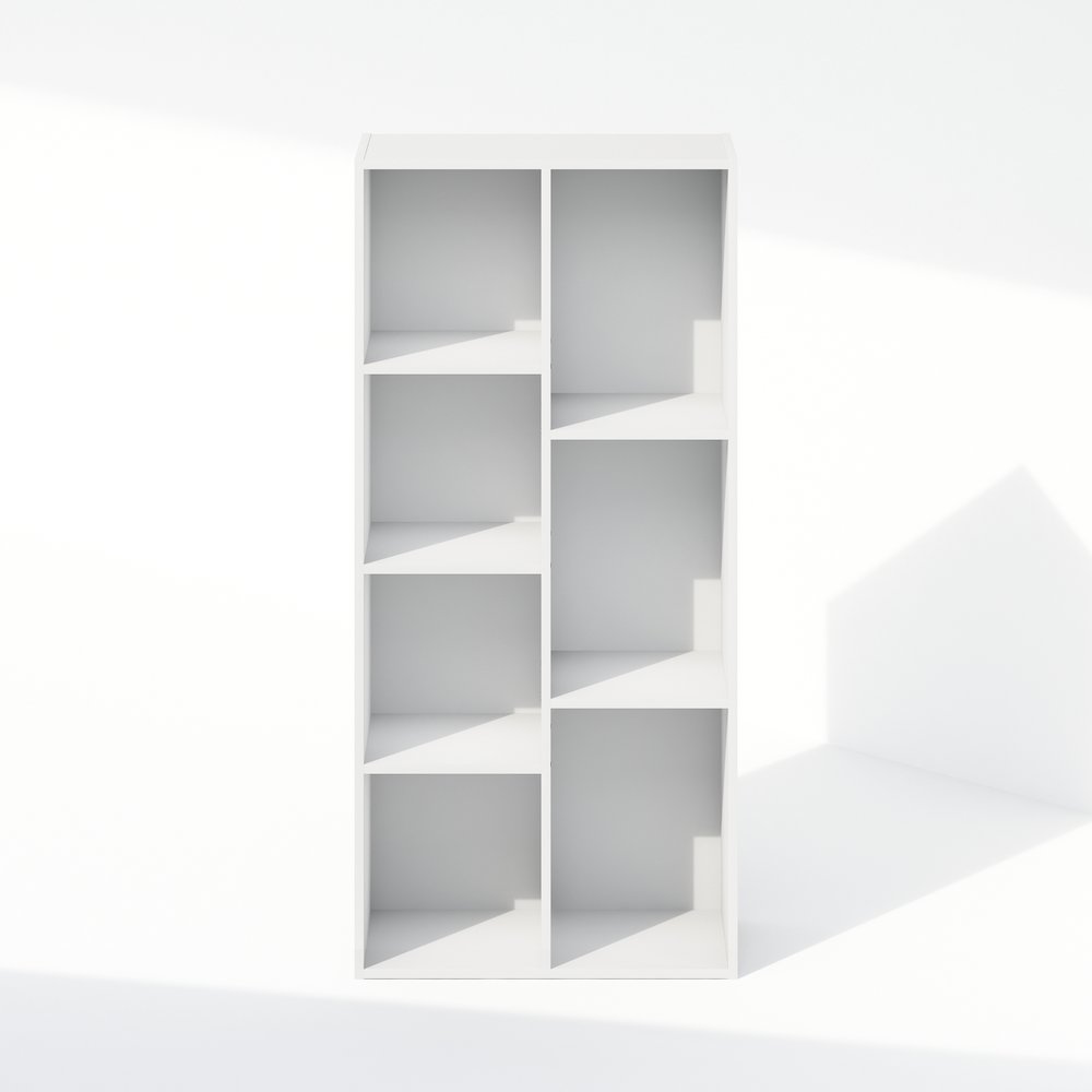 Reed 7-Cube Multipurpose Open Shelf Clothing & Closet Storage Organization. Picture 3