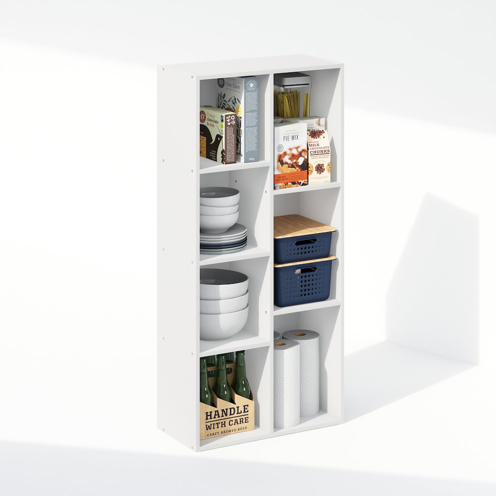 Reed 7-Cube Multipurpose Open Shelf Clothing & Closet Storage Organization. Picture 4