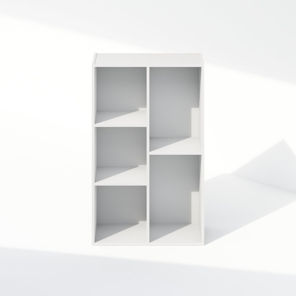 Reed 5-Cube Multipurpose Open Shelf Clothing & Closet Storage Organization. Picture 3