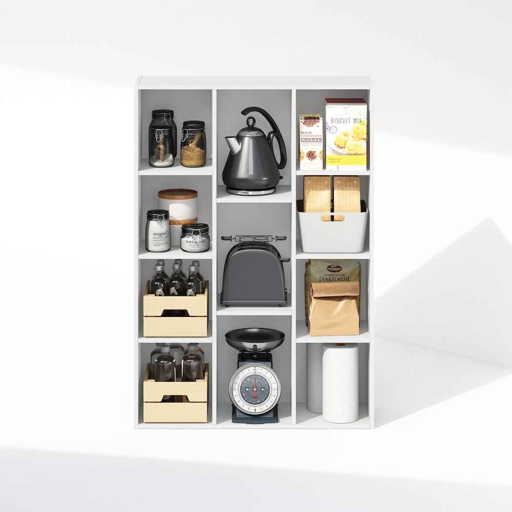 Reed 11-Cube Multipurpose Open Shelf Clothing & Closet Storage Organization. Picture 5