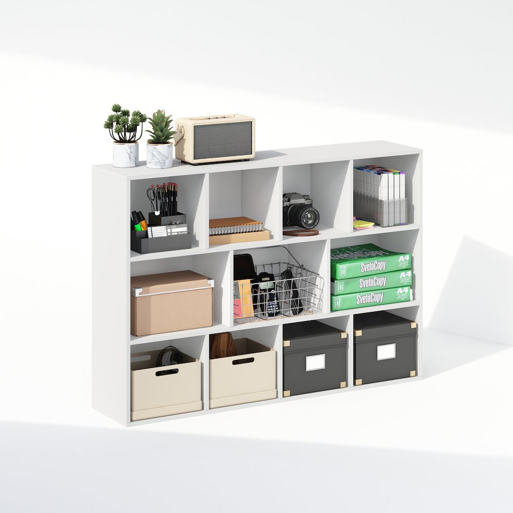 Reed 11-Cube Multipurpose Open Shelf Clothing & Closet Storage Organization. Picture 6