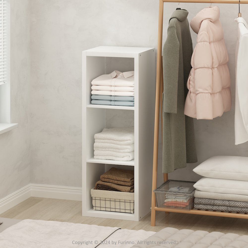 Cubic Open Back Multipurpose Clothing & Closet Storage Organizer Shelf. Picture 6