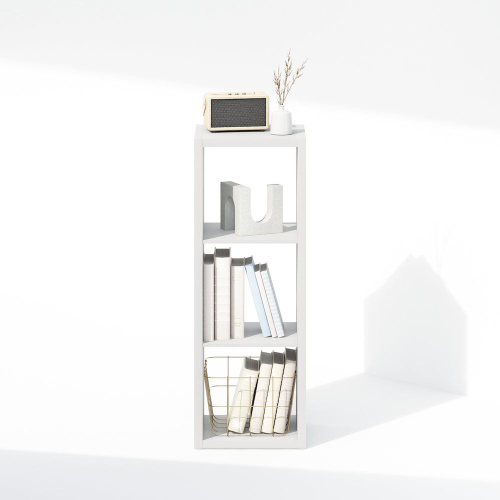 Cubic Open Back Multipurpose Clothing & Closet Storage Organizer Shelf. Picture 5