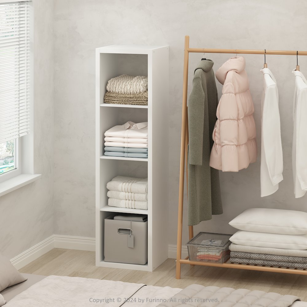 Cubic Open Back Multipurpose Clothing & Closet Storage Organizer Shelf. Picture 6