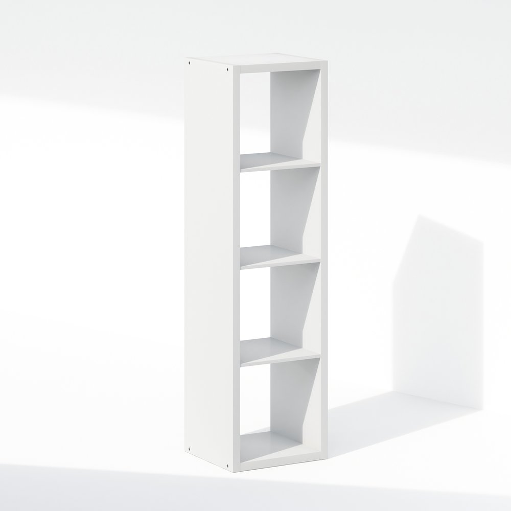 Cubic Open Back Multipurpose Clothing & Closet Storage Organizer Shelf. Picture 1