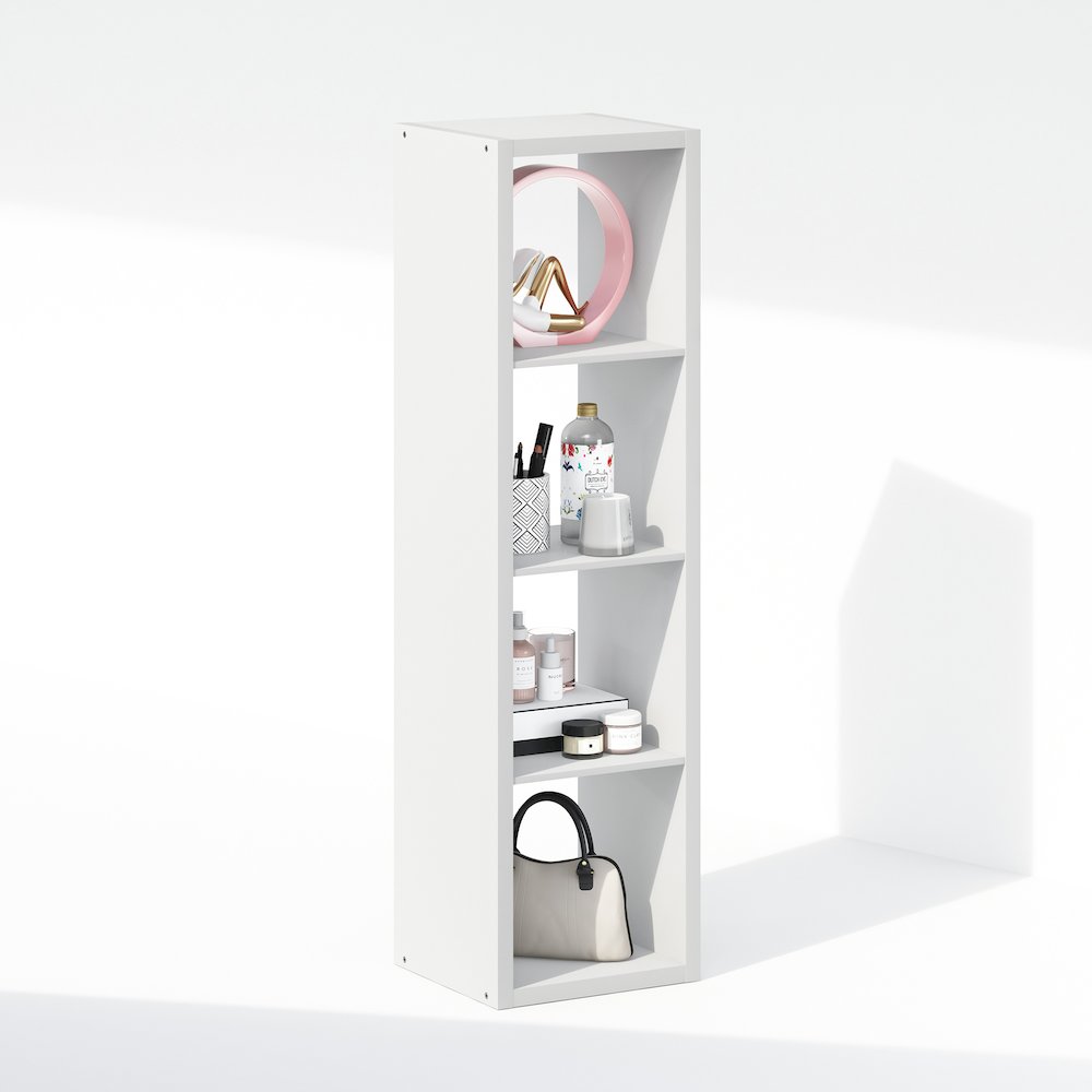 Cubic Open Back Multipurpose Clothing & Closet Storage Organizer Shelf. Picture 4