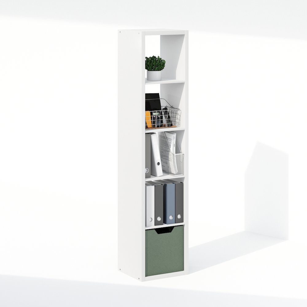 Cubic Open Back Multipurpose Clothing & Closet Storage Organizer Shelf. Picture 4