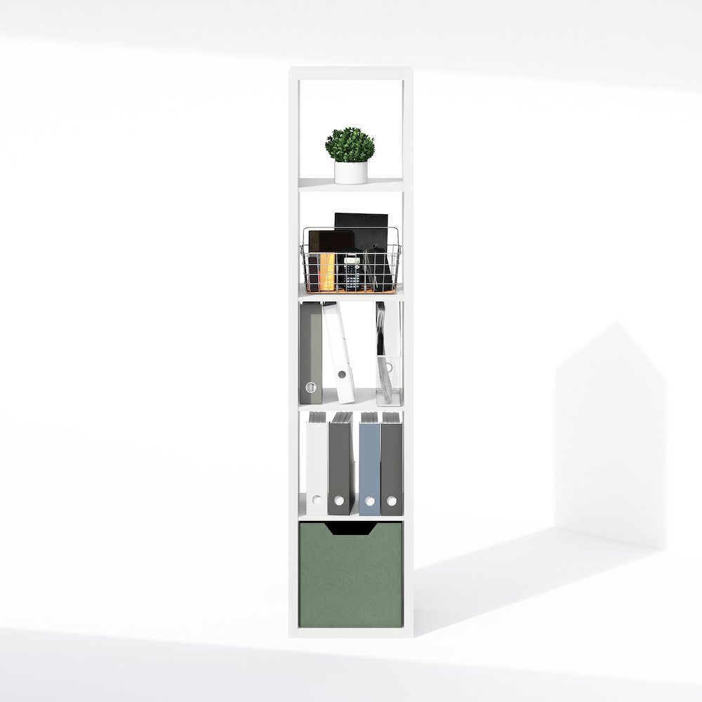 Cubic Open Back Multipurpose Clothing & Closet Storage Organizer Shelf. Picture 5