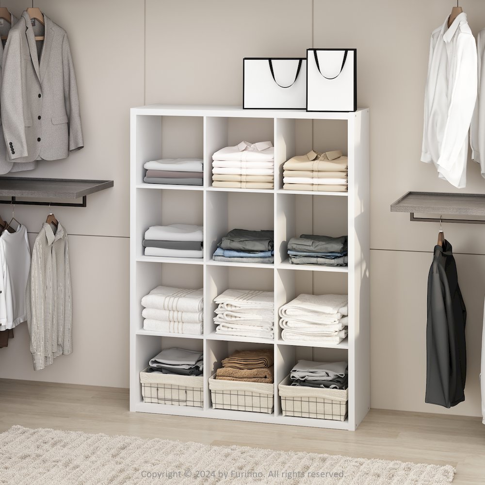Cubic Open Back Multipurpose Clothing & Closet Storage Organizer Shelf. Picture 6