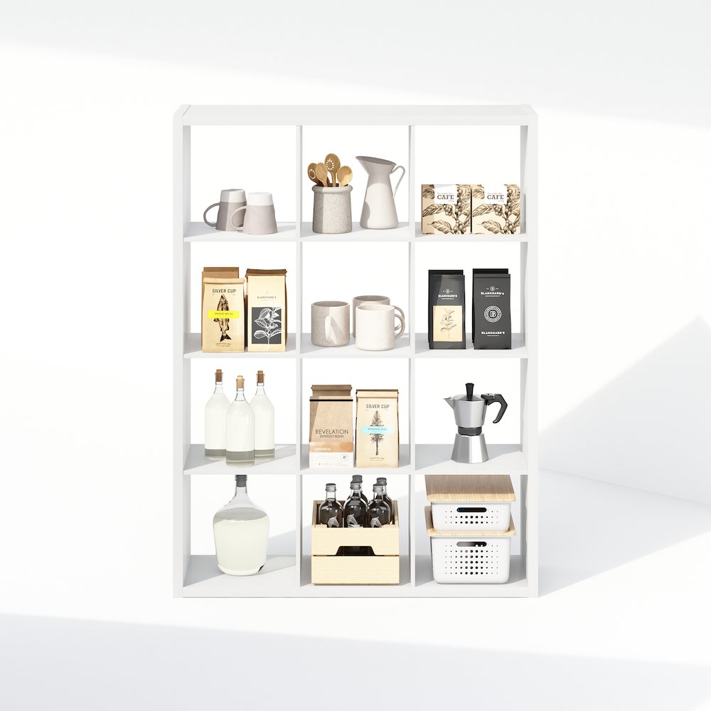Cubic Open Back Multipurpose Clothing & Closet Storage Organizer Shelf. Picture 5