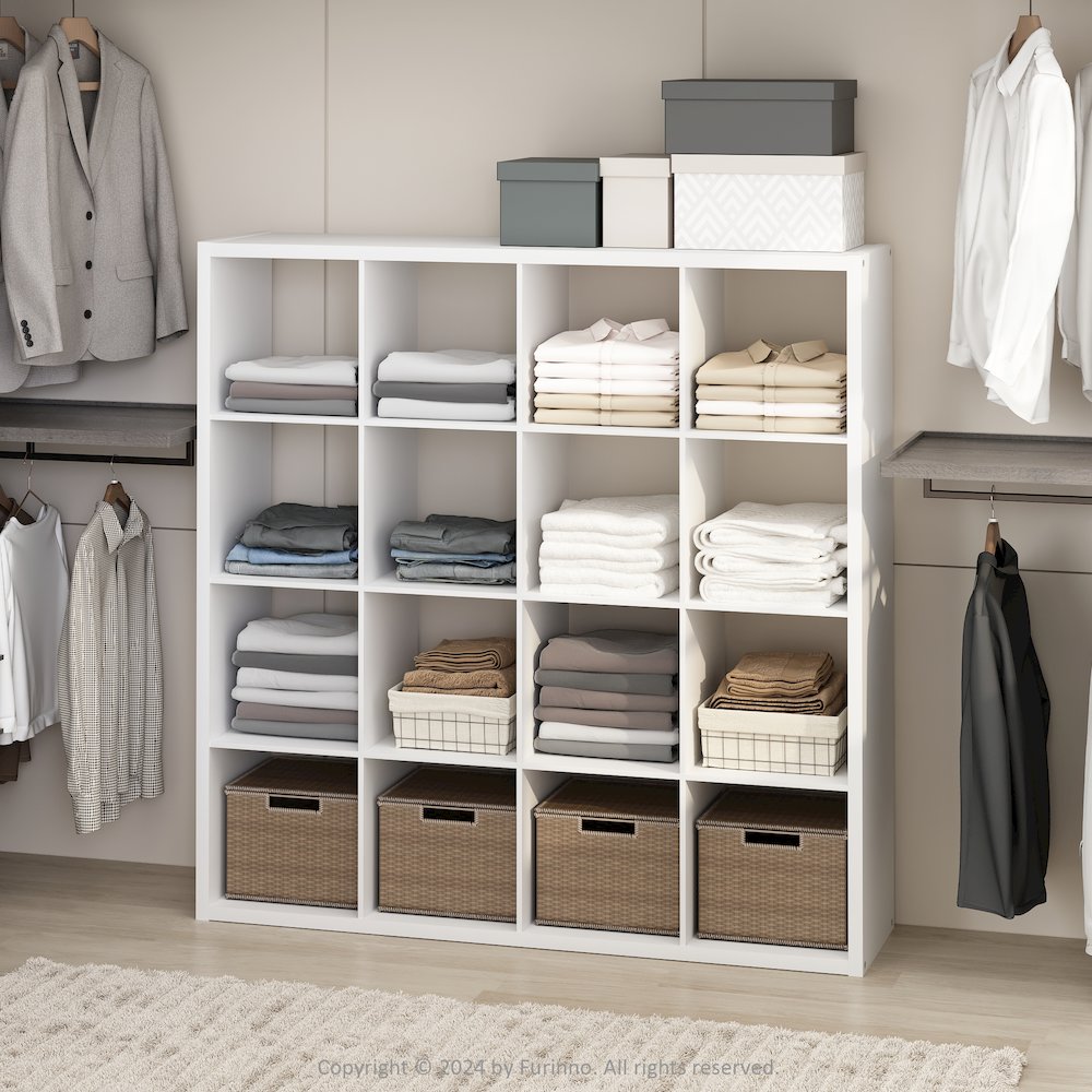 Cubic Open Back Multipurpose Clothing & Closet Storage Organizer Shelf. Picture 6