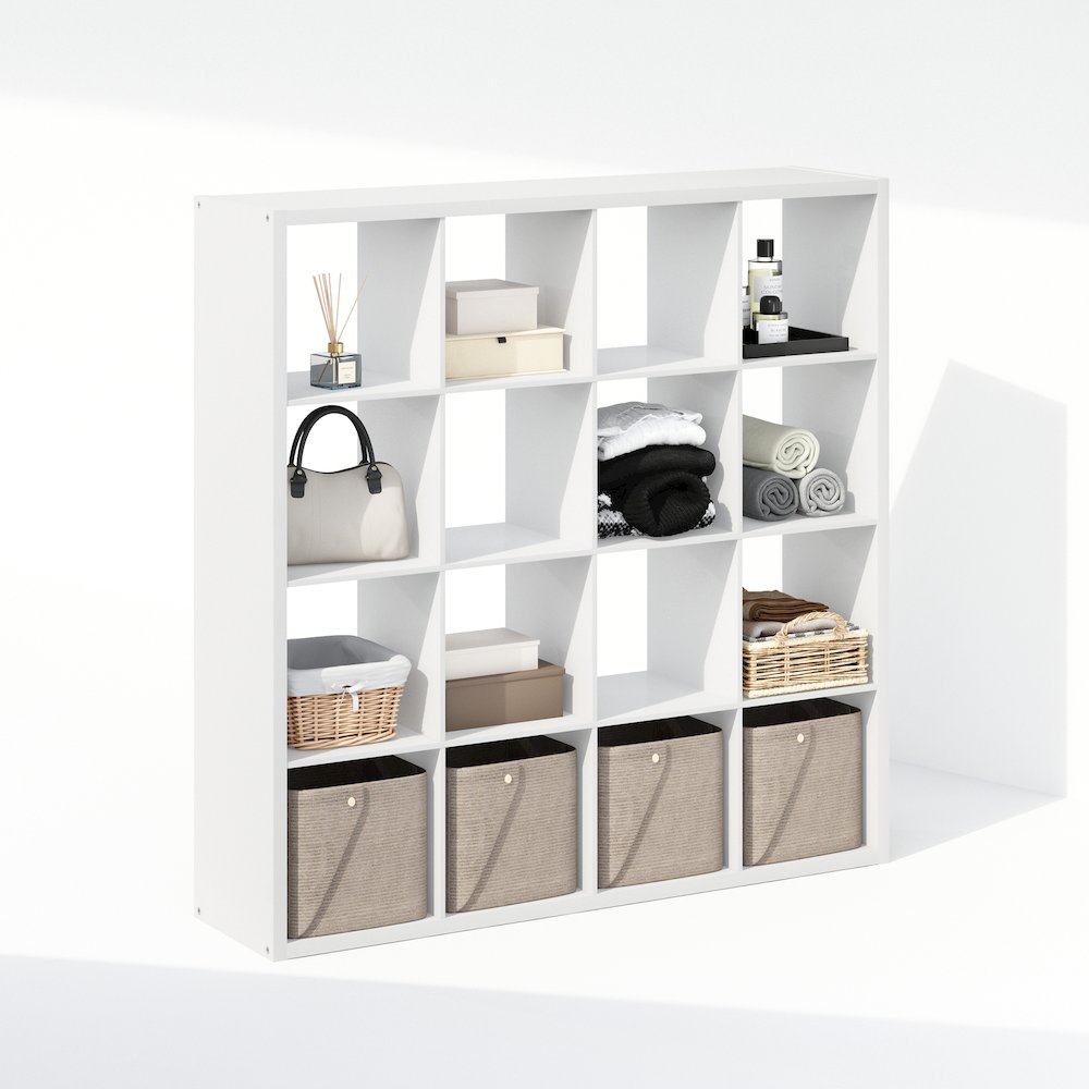 Cubic Open Back Multipurpose Clothing & Closet Storage Organizer Shelf. Picture 4
