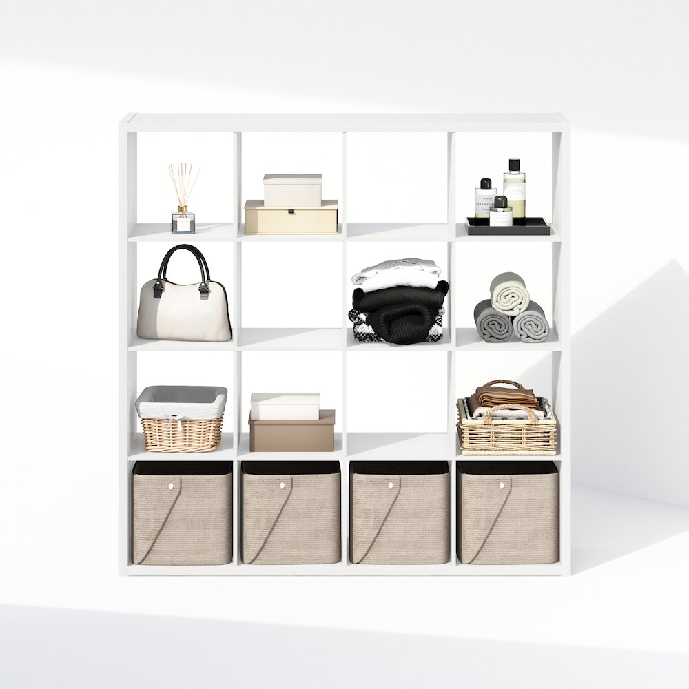 Cubic Open Back Multipurpose Clothing & Closet Storage Organizer Shelf. Picture 5