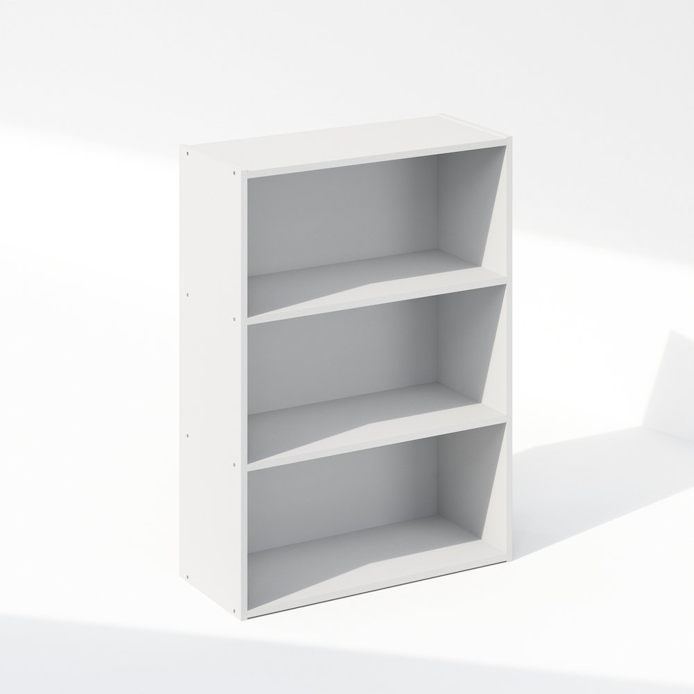 Reed 3-Tier Multipurpose Open Shelf Clothing & Closet Storage Organization. Picture 1