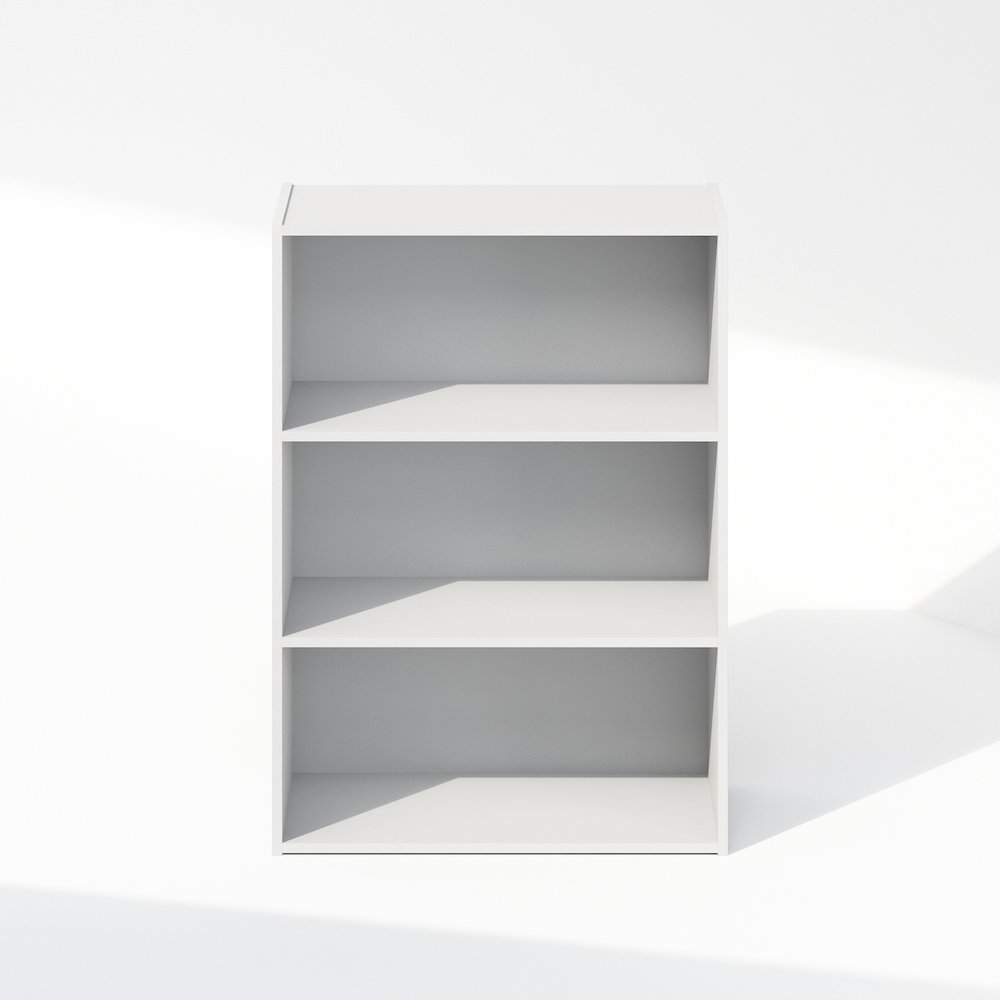 Reed 3-Tier Multipurpose Open Shelf Clothing & Closet Storage Organization. Picture 3