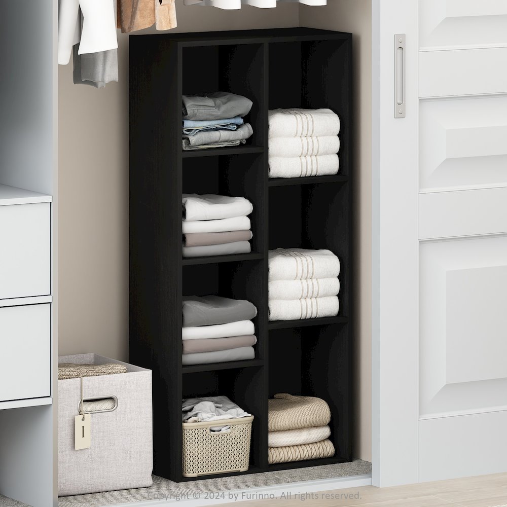 Reed 7-Cube Open Shelf Multipurpose Closet & Clothing Storage, Storage Organizer. Picture 3