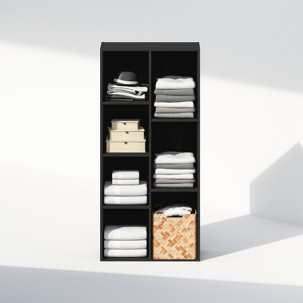 Reed 7-Cube Open Shelf Multipurpose Closet & Clothing Storage, Storage Organizer. Picture 2