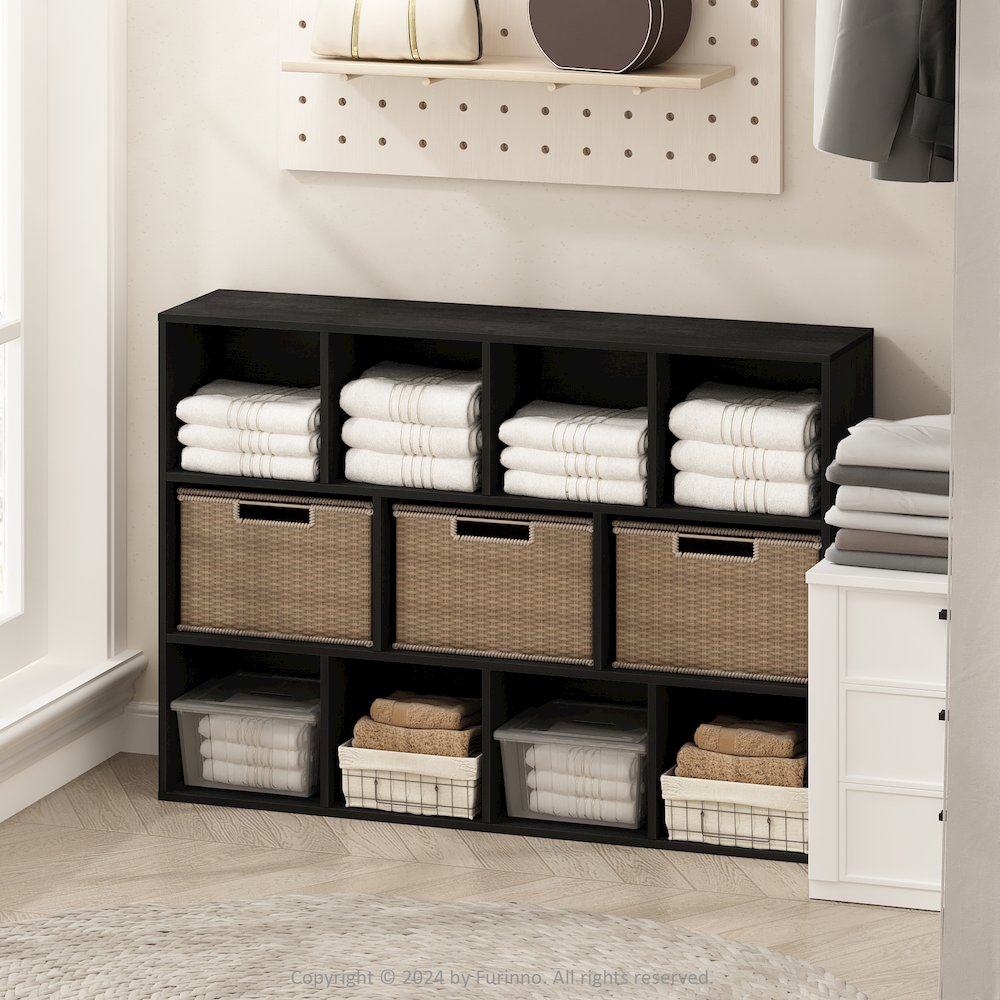 11-Cube Open Shelf Multipurpose Closet & Clothing Storage, Storage Organizer. Picture 3