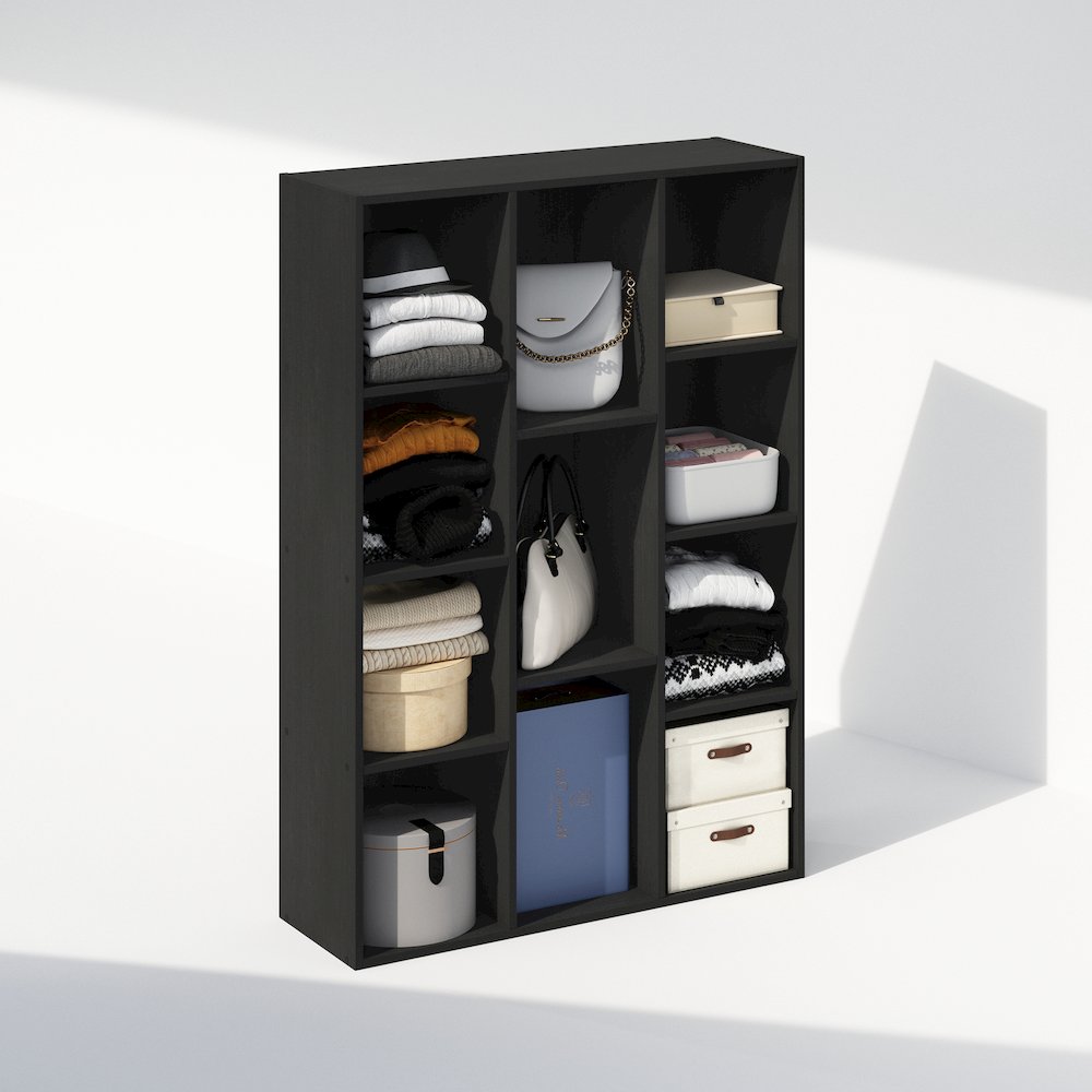 11-Cube Open Shelf Multipurpose Closet & Clothing Storage, Storage Organizer. Picture 1