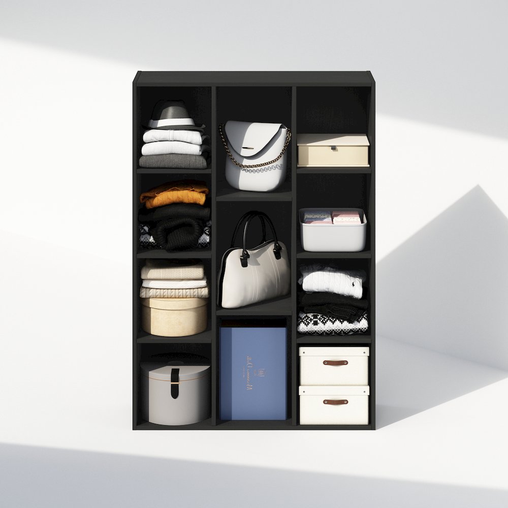 11-Cube Open Shelf Multipurpose Closet & Clothing Storage, Storage Organizer. Picture 2
