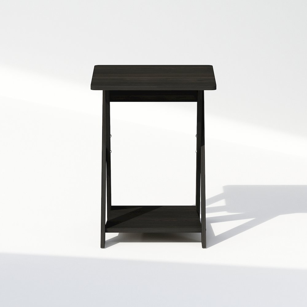 Tidur Criss-Crossed Nightstand, Bedside Table, Espresso. Picture 3