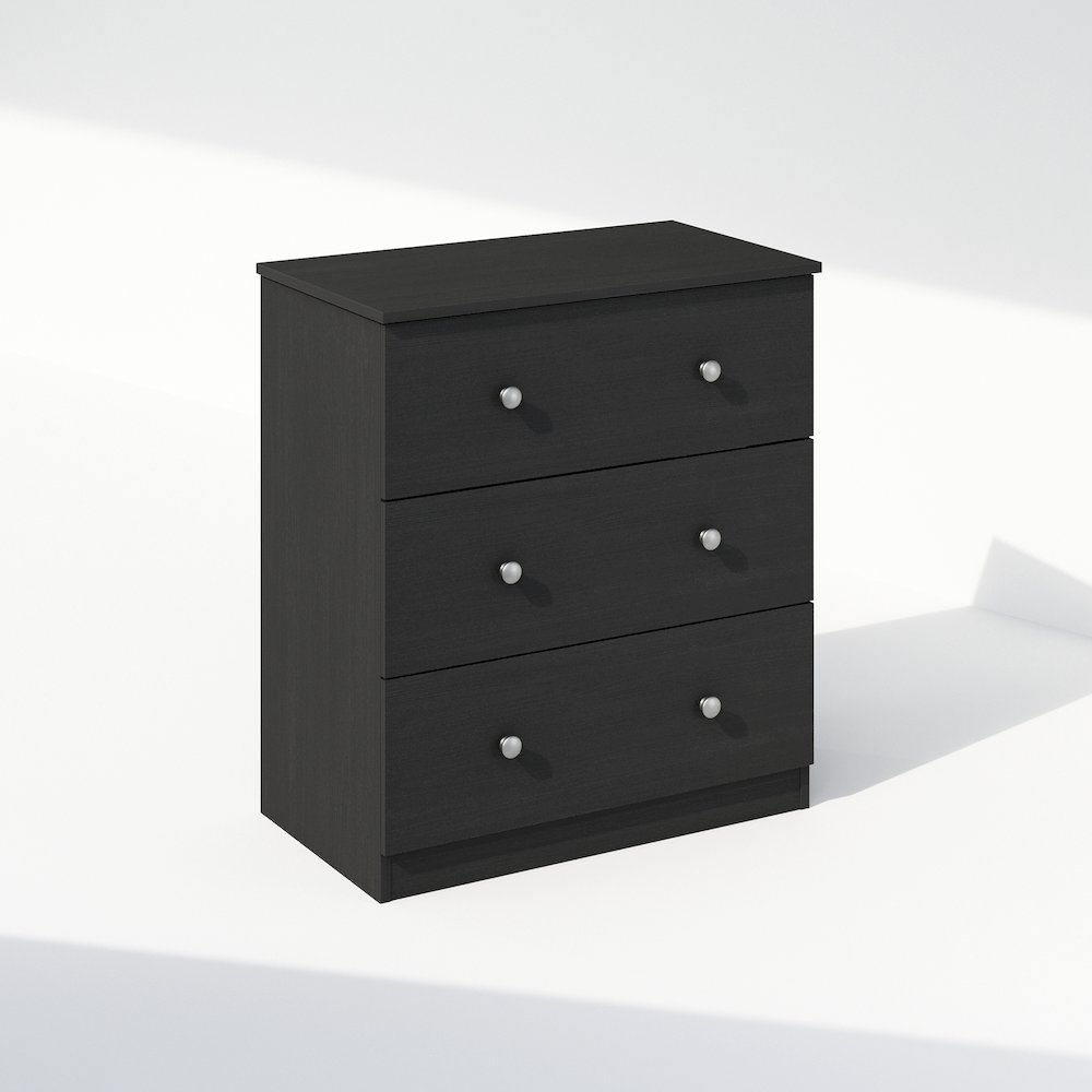 Hermite 3-Drawer Kitchen & Dining Sideboard Buffet Storage, Americano. Picture 1