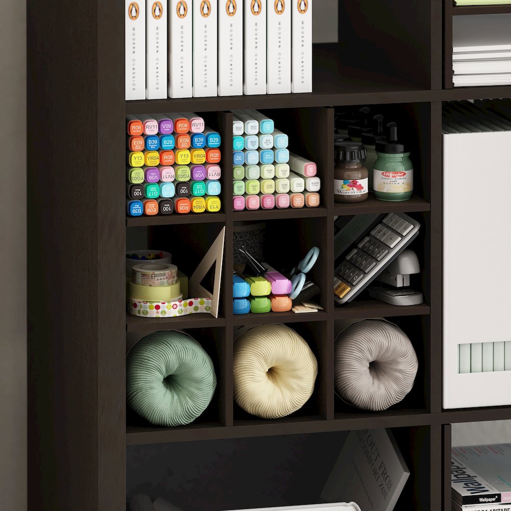 9-Compartment Cube Organizer, Fits into Furinno Extra Thick Cubes. Picture 6