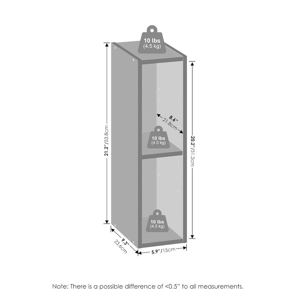 Reed 2-Tier Multipurpose Clothing & Closet Storage Organizer Shelf. Picture 2