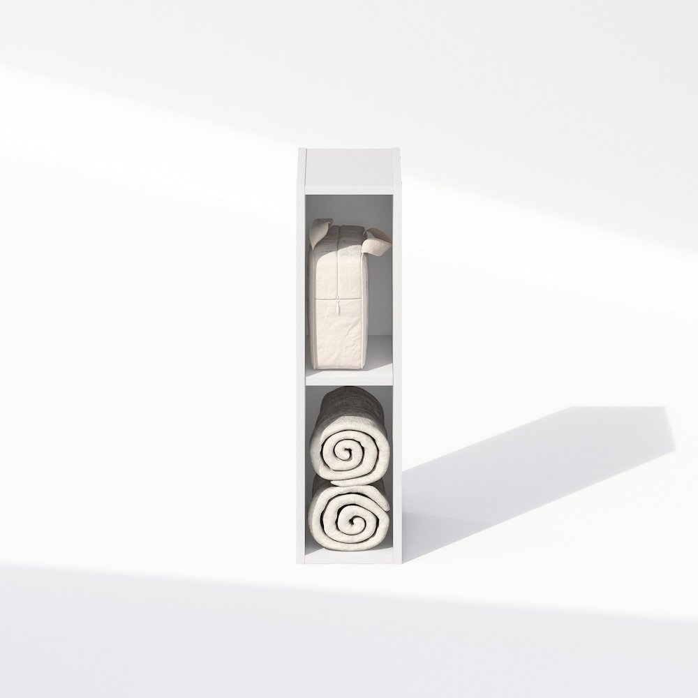 Reed 2-Tier Multipurpose Clothing & Closet Storage Organizer Shelf. Picture 5