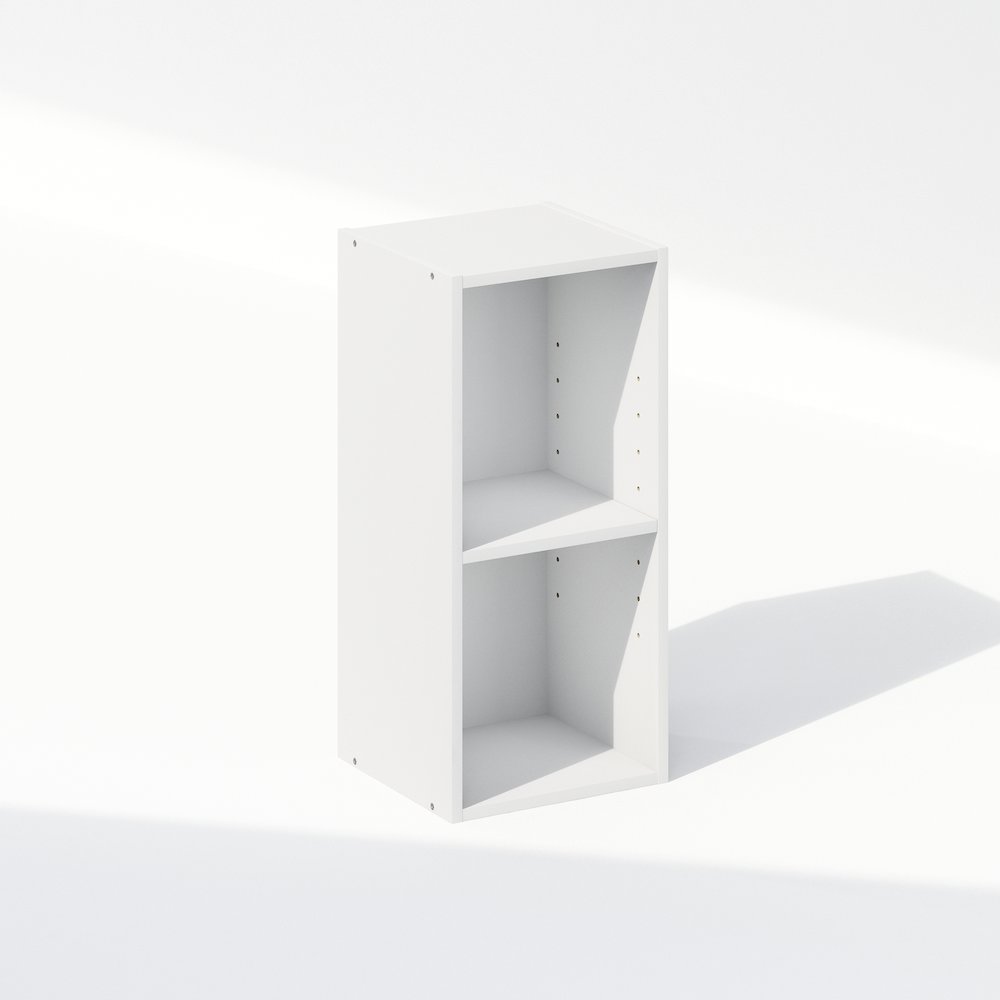 2-Tier Multipurpose Clothing & Closet Storage Organizer Shelf, 10-Inch Width. Picture 1