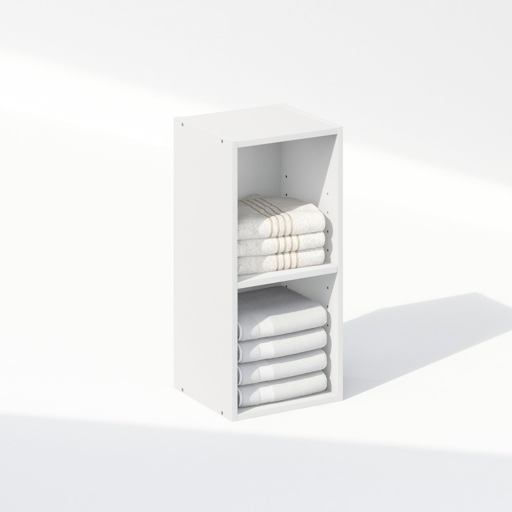 2-Tier Multipurpose Clothing & Closet Storage Organizer Shelf, 10-Inch Width. Picture 4