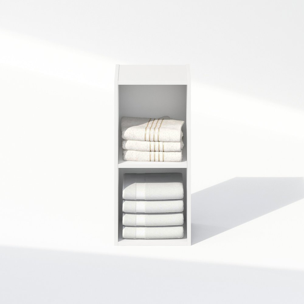 2-Tier Multipurpose Clothing & Closet Storage Organizer Shelf, 10-Inch Width. Picture 5