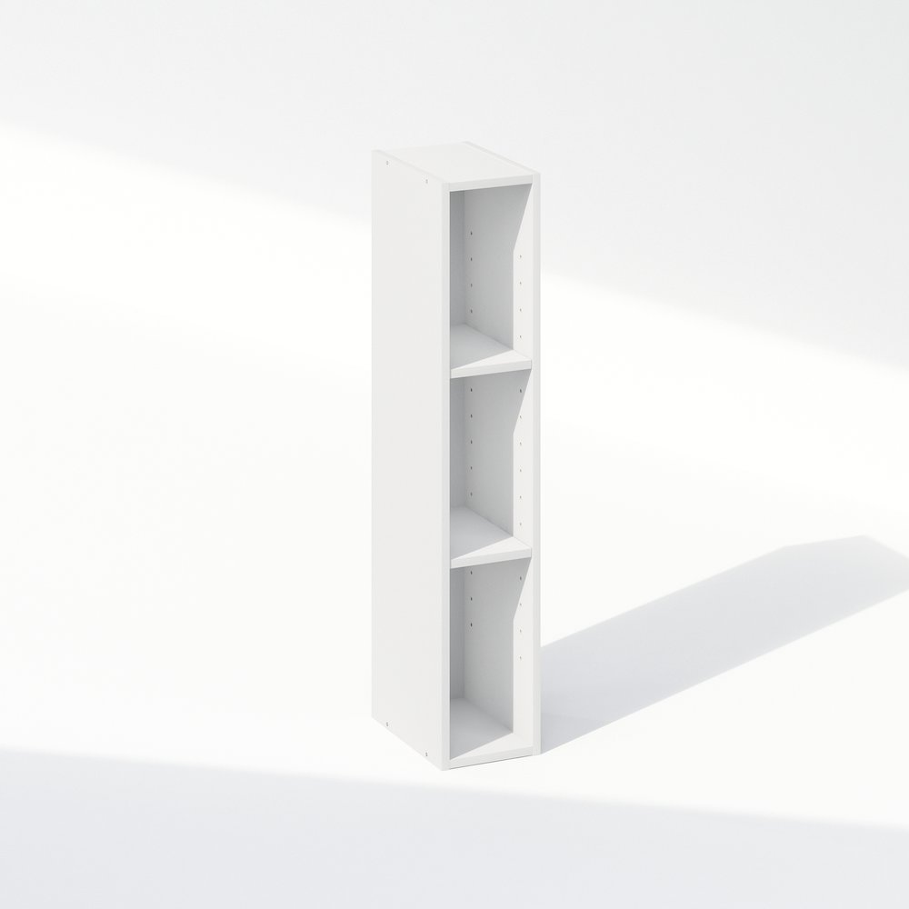 Reed 3-Tier Multipurpose Clothing & Closet Storage Organizer Shelf. Picture 1