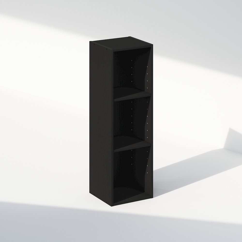 3-Tier Multipurpose Clothing & Closet Storage Organizer Shelf, 10-Inch Width. Picture 1