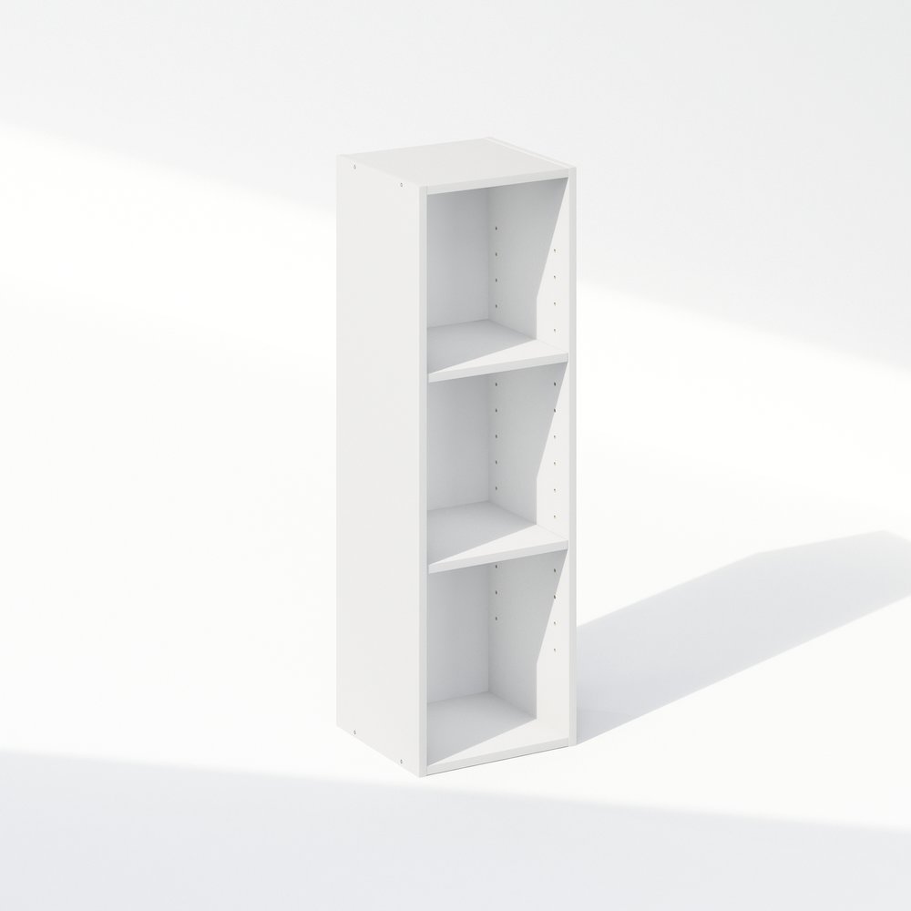 3-Tier Multipurpose Clothing & Closet Storage Organizer Shelf, 10-Inch Width. Picture 1