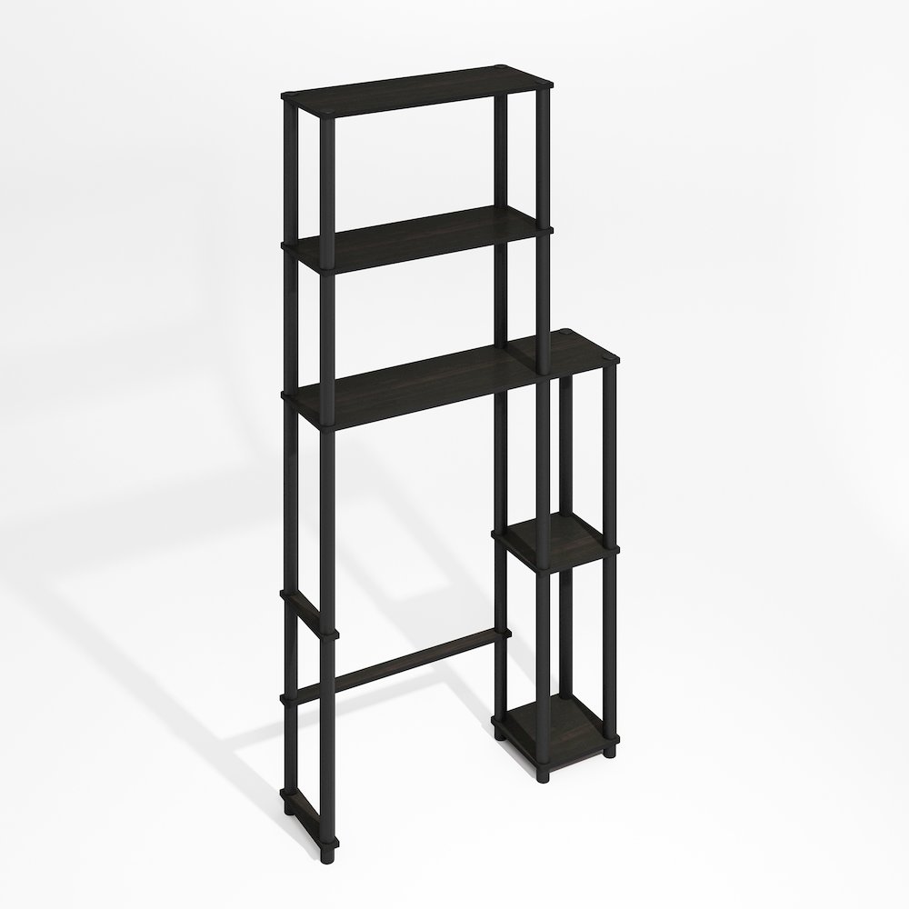 Turn-N-Tube Freestanding Over-The-Toilet Storage Rack with 5 Shelves. Picture 1