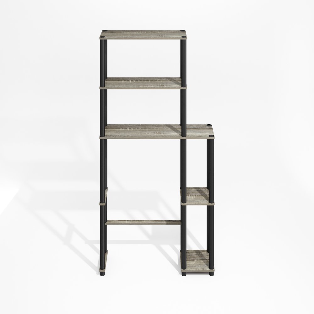 Turn-N-Tube Freestanding Over-The-Toilet Storage Rack with 5 Shelves. Picture 3