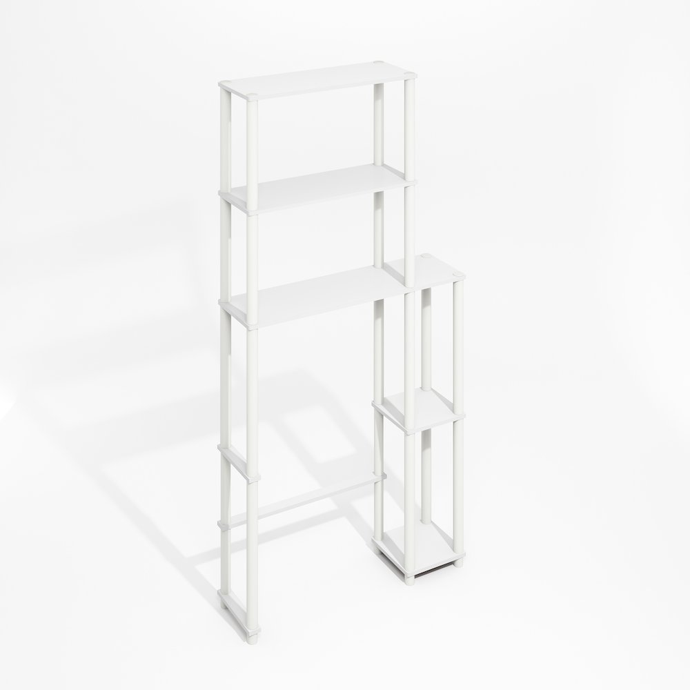 Turn-N-Tube Freestanding Over-The-Toilet Storage Rack with 5 Shelves. Picture 1