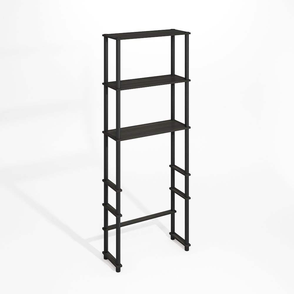 Turn-N-Tube Freestanding Over-The-Toilet Storage Rack with 3 Shelves. Picture 1