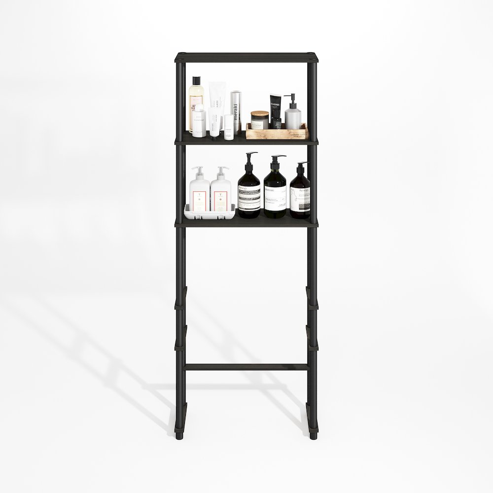 Turn-N-Tube Freestanding Over-The-Toilet Storage Rack with 3 Shelves. Picture 5