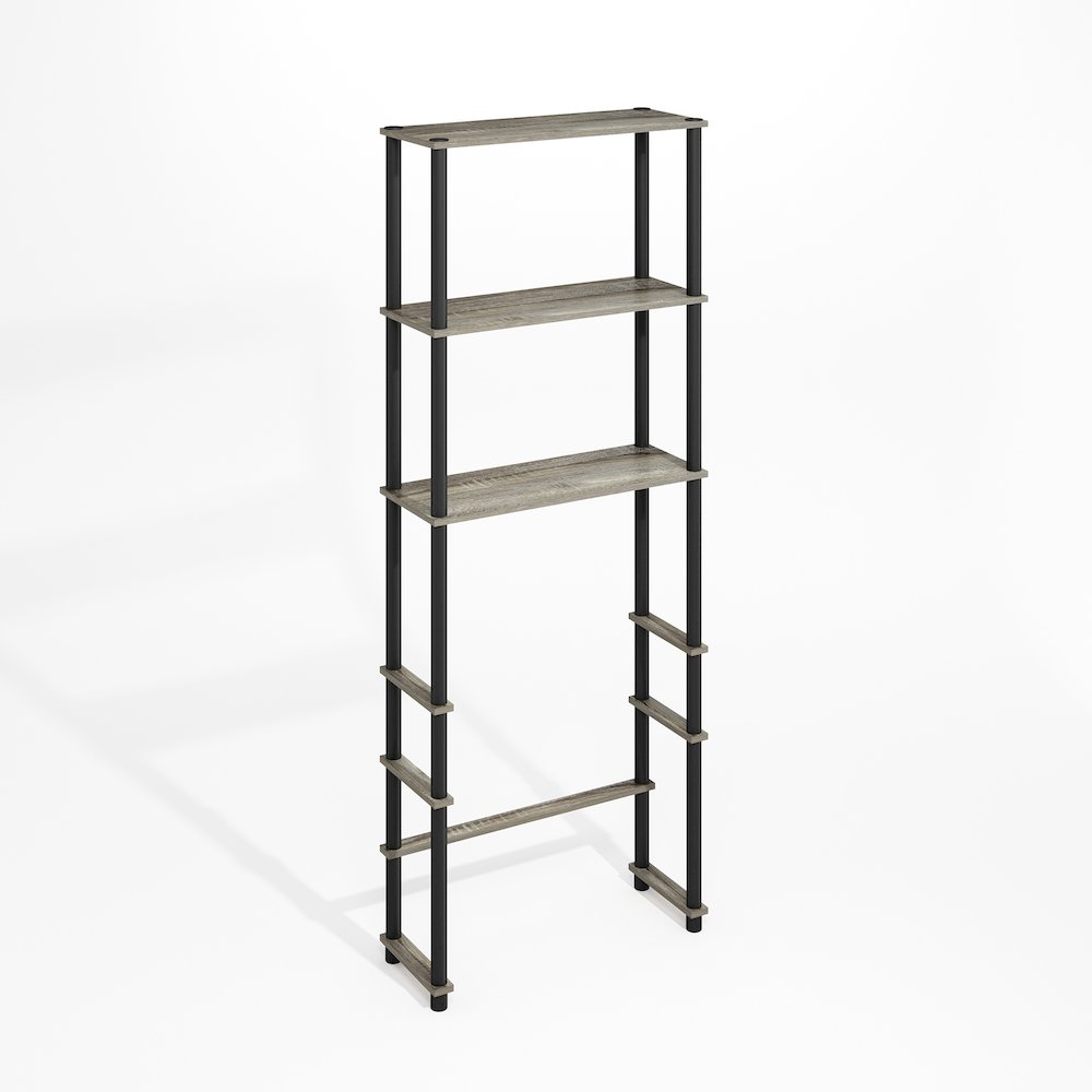 Turn-N-Tube Freestanding Over-The-Toilet Storage Rack with 3 Shelves. Picture 1