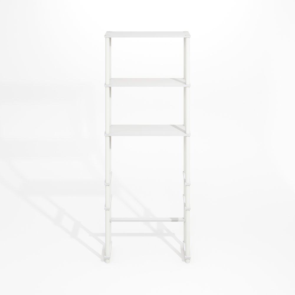 Turn-N-Tube Freestanding Over-The-Toilet Storage Rack with 3 Shelves. Picture 3