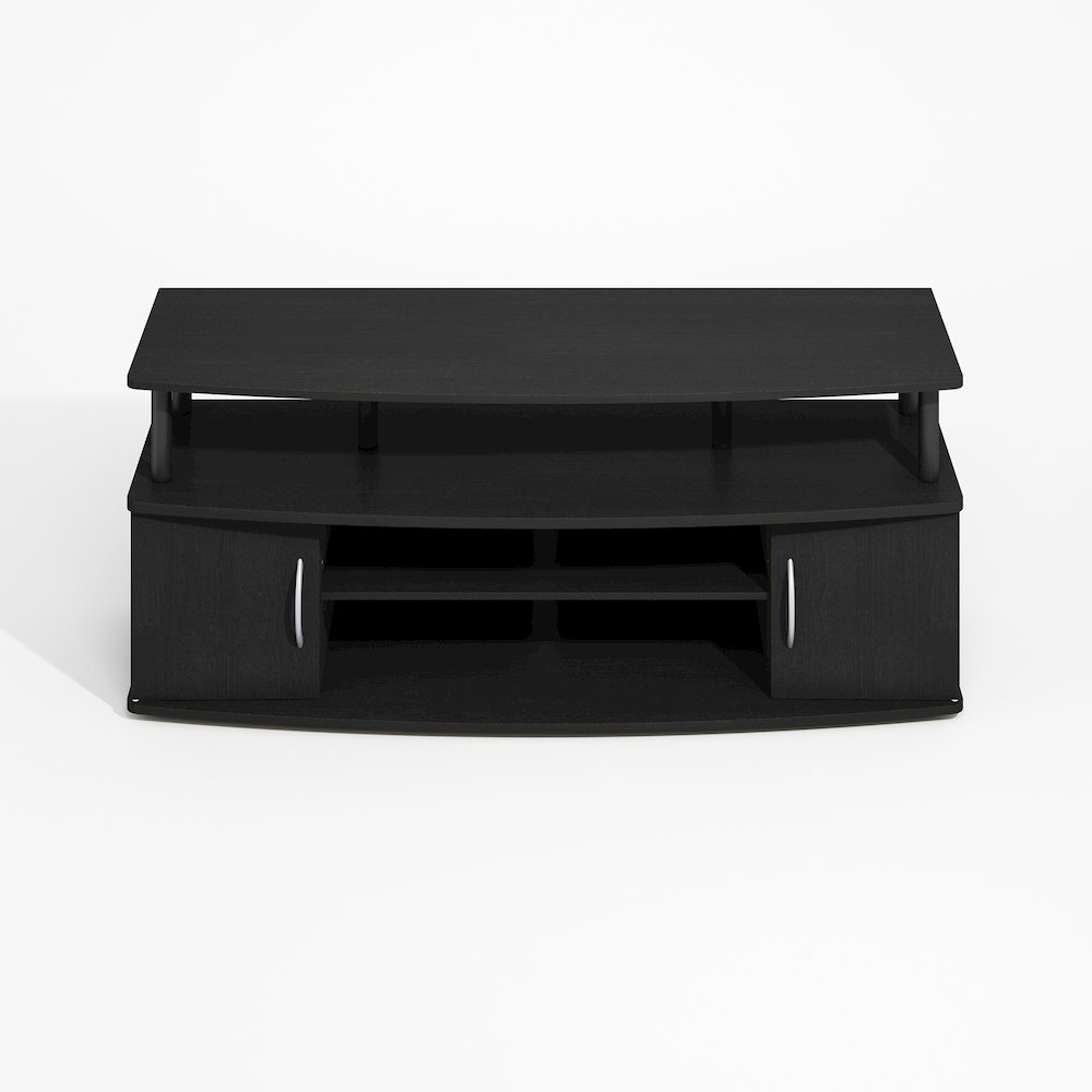 JAYA Large Entertainment Center Hold up to 55-IN TV, Darkwood. Picture 3