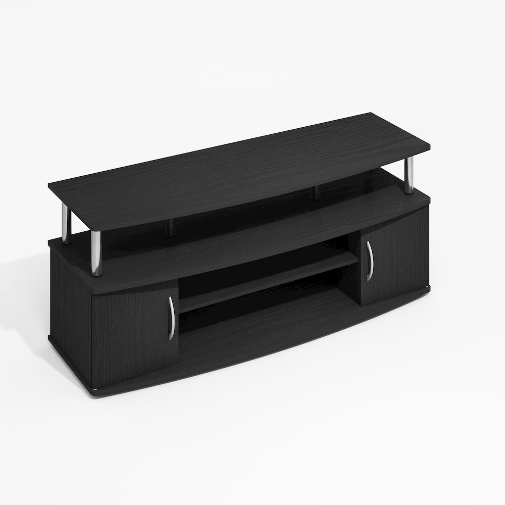 JAYA Large Entertainment Center Hold up to 55-IN TV, Dark Americano. Picture 1