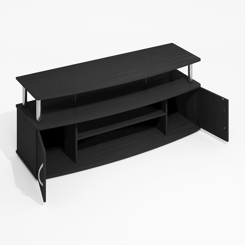 JAYA Large Entertainment Center Hold up to 55-IN TV, Dark Americano. Picture 6