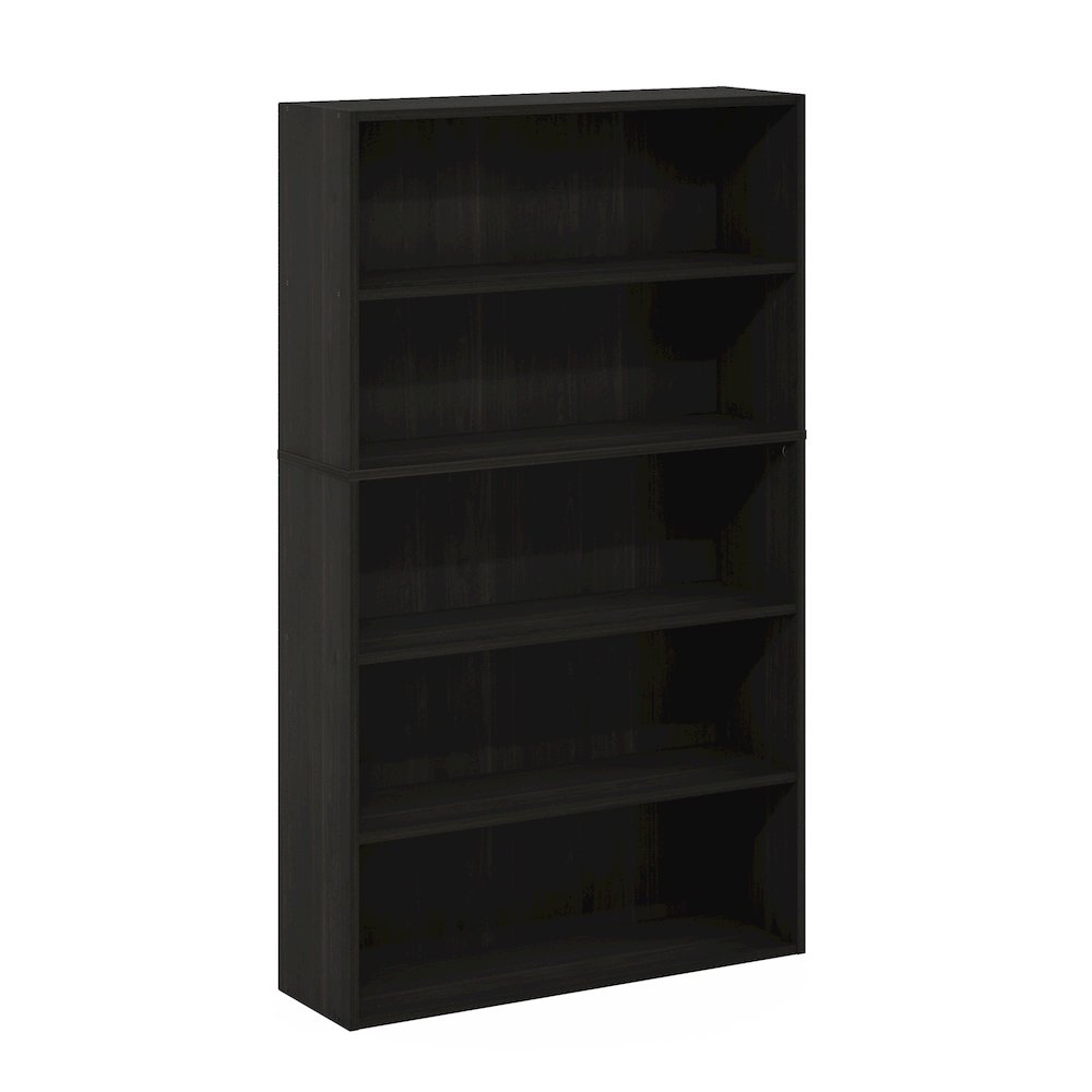 Pasir 5-Tier Open Shelf Bookcase, Bookshelf, 31.5 Inch Wide, Espresso. Picture 1